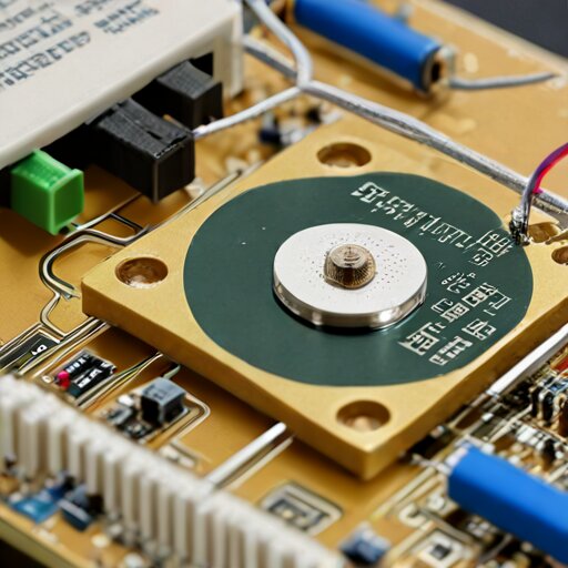 Piezoelectric contact mic with JFET buffer circuit on breadboard
